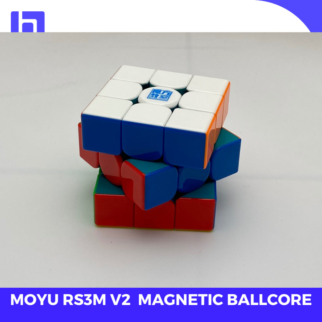 Cube 3X3 - MOYU SUPER RS3M V2 BALLCORE UV COATED STIKERLESS