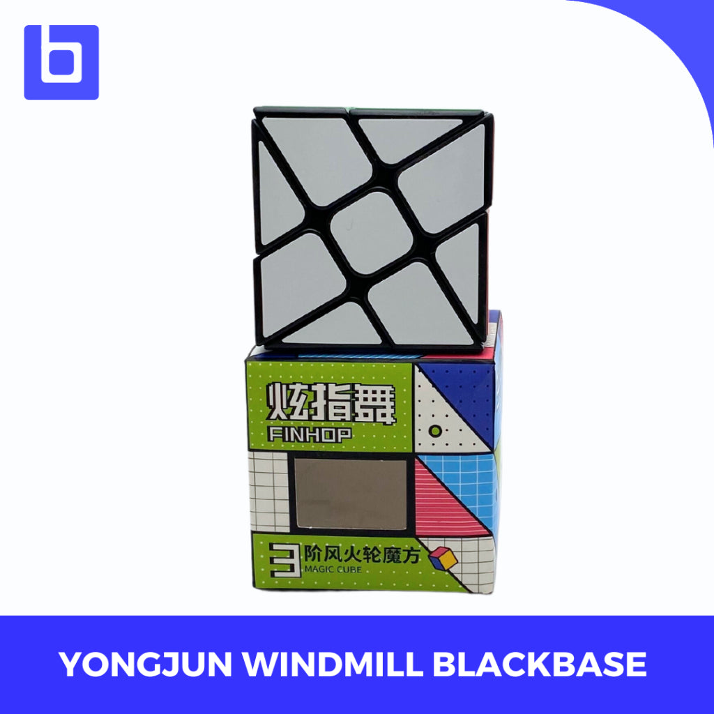 Cube 3x3 - Yongjun Windmill - Yj Fenghuolun - Yongjun Windmill Fenghuolun Black base - Yj Windmill