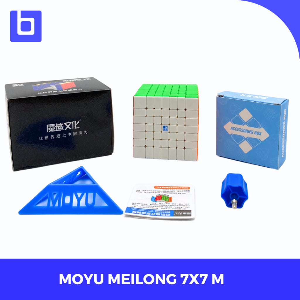 Cube 7x7 Moyu Meilong 7M MAGNETIC 7x7 V2 Stickerless Original