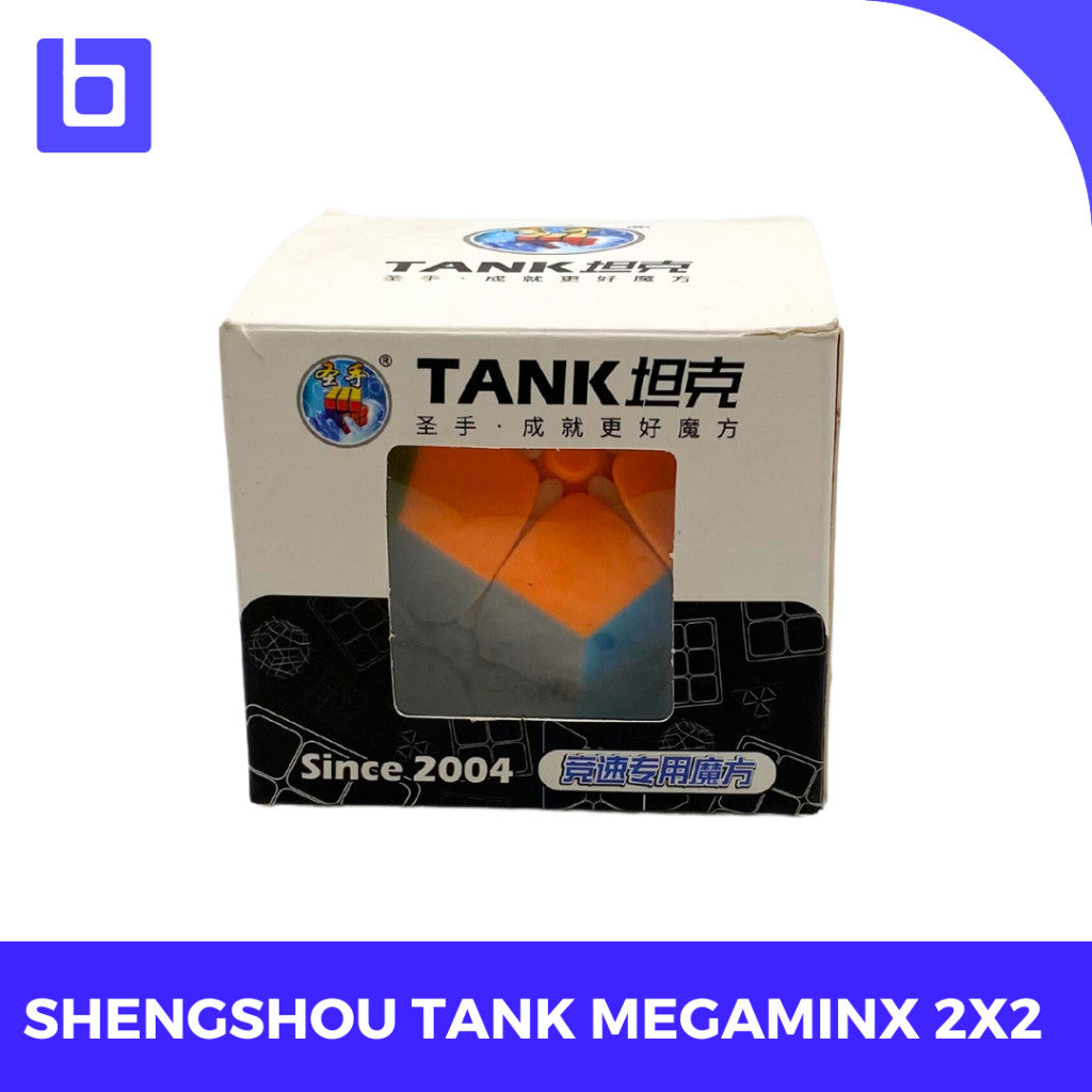 Cube 2x2 Shengshou Tank Megaminx 2x2 Stickerless Original