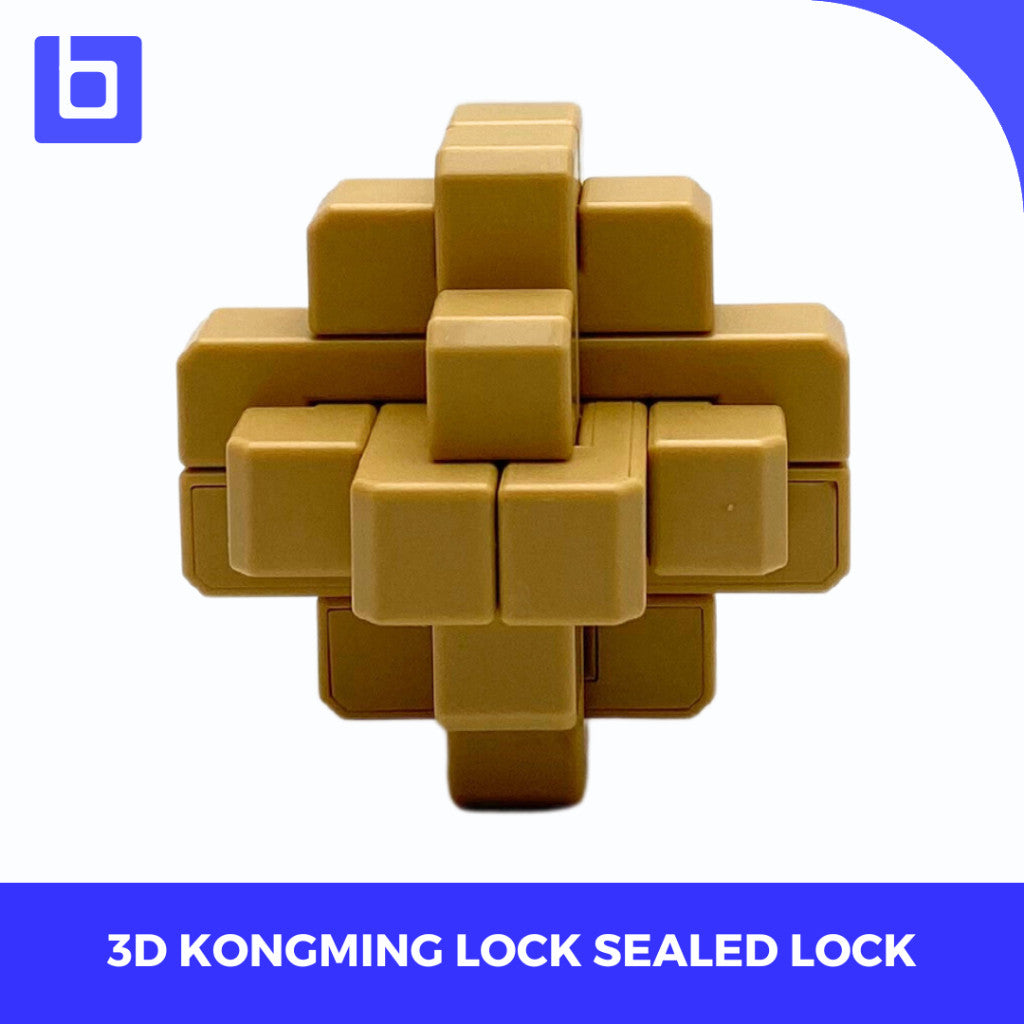Qiyi 3d Puzzle Kongming Lock Original
