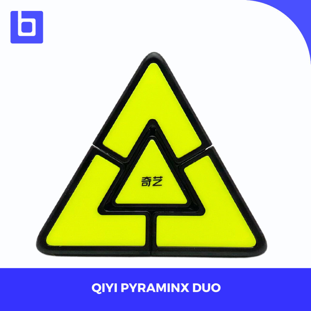 Cube Pyraminx - Qiyi Pyraminx Duo Black Base Original