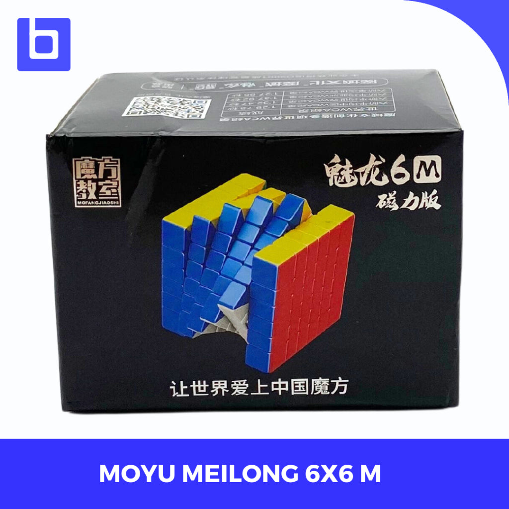 Cube 6X6 Moyu Meilong 6M MAGNETIC 6X6 V2 Stickerless Original