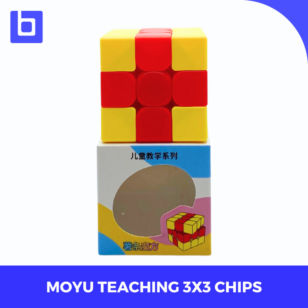 Cube 3x3 Moyu Teaching Series Chip 3x3 Stickerless Original