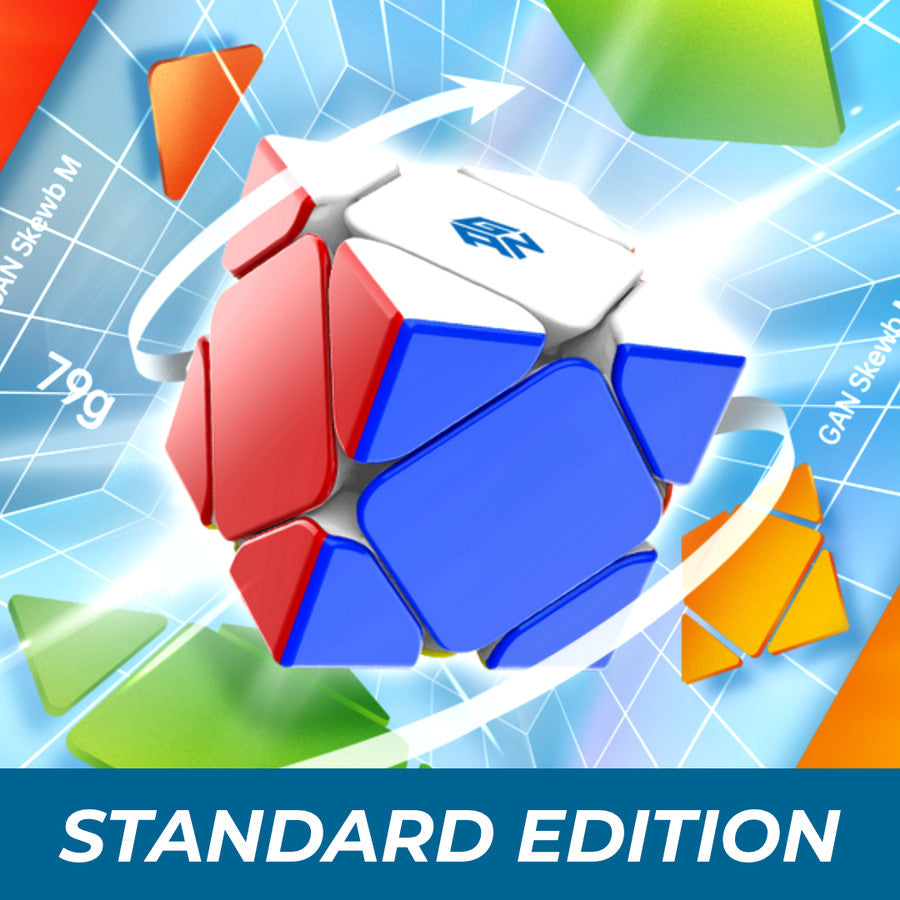 Cube SKEWB - Gan skewb standar M Stickerless Original cube