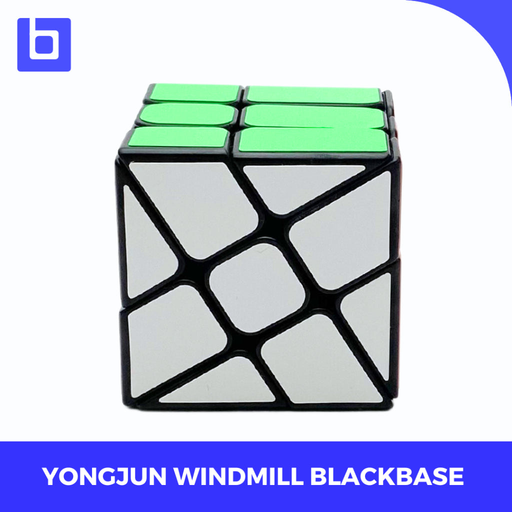 Cube 3x3 - Yongjun Windmill - Yj Fenghuolun - Yongjun Windmill Fenghuolun Black base - Yj Windmill