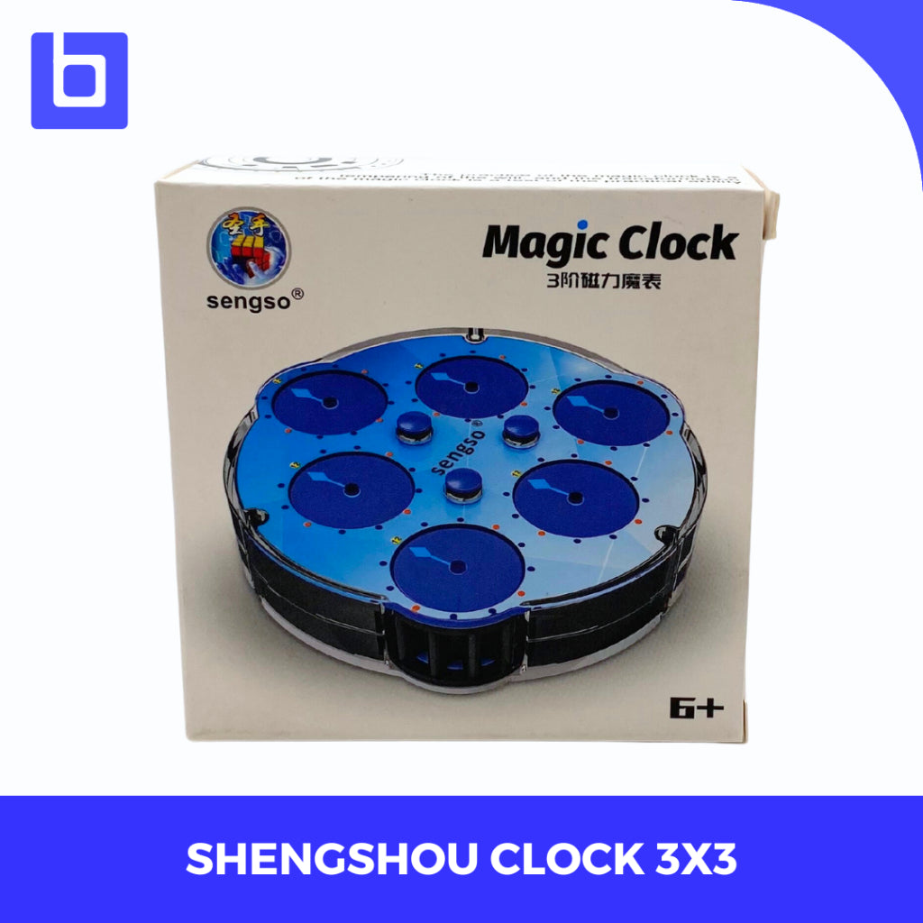Cube Clock Shengshou Sengso Magnetic Clock 3x3 4x4 5x5 Original