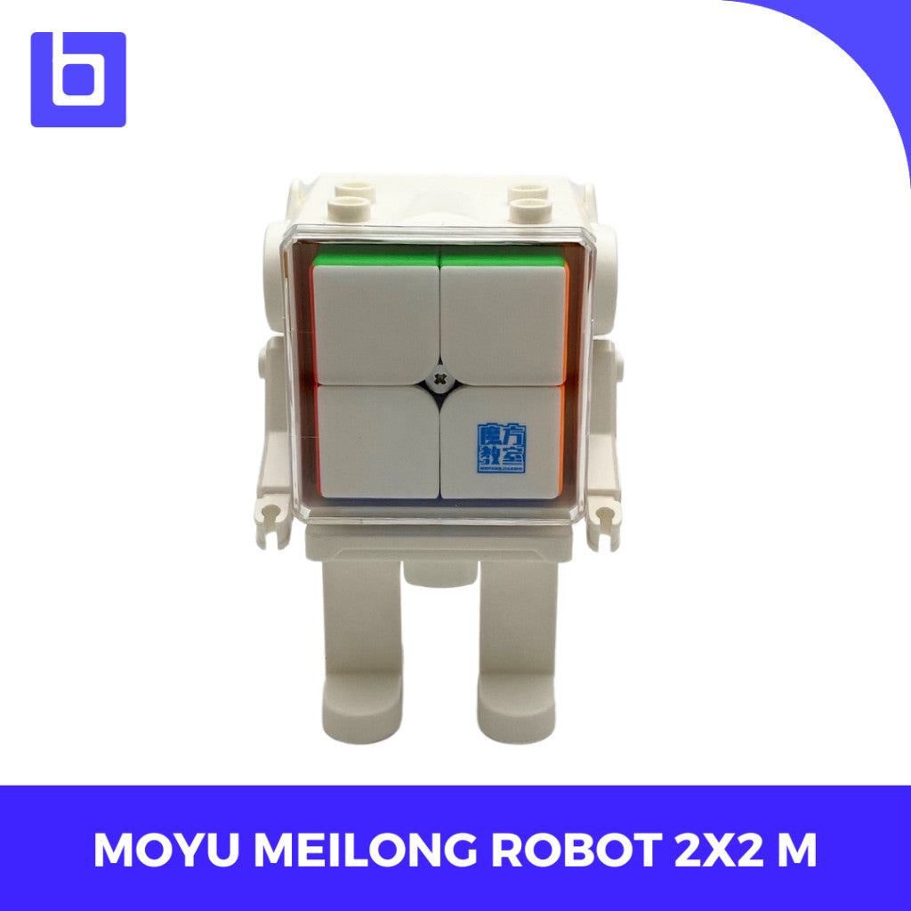 Cube 2X2 - Moyu Meilong 2M Robot Case Magnetic Cube 2X2 Stickerless