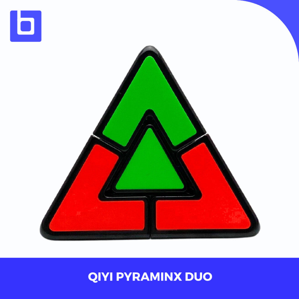 Cube Pyraminx - Qiyi Pyraminx Duo Black Base Original