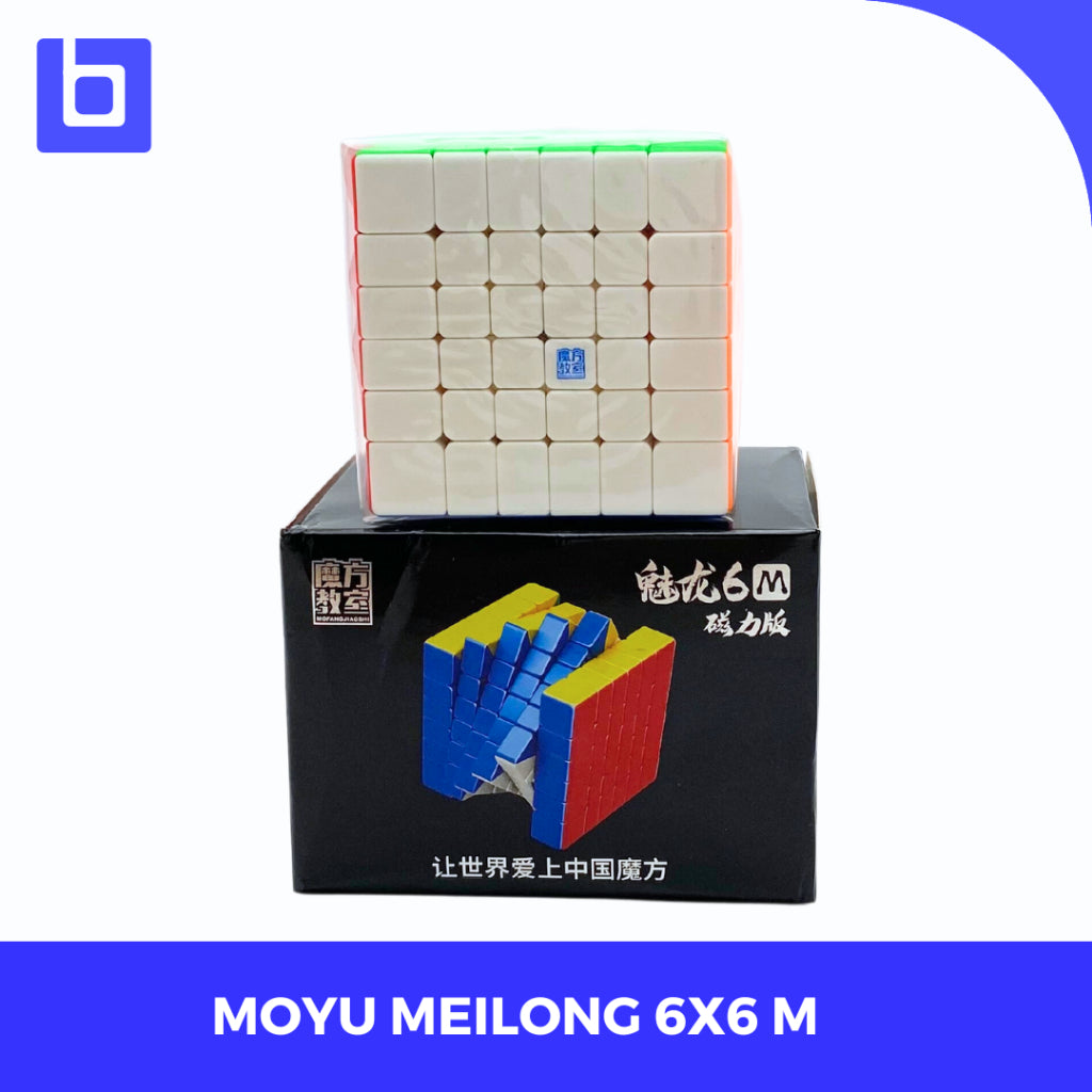 Cube 6X6 Moyu Meilong 6M MAGNETIC 6X6 V2 Stickerless Original