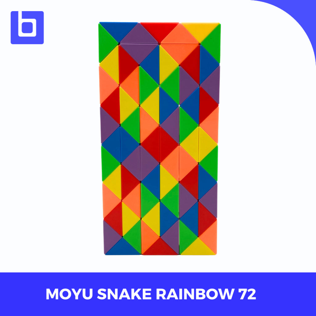 Twisty Puzzle - Moyu Snake Rainbow 24 36 48 60 72