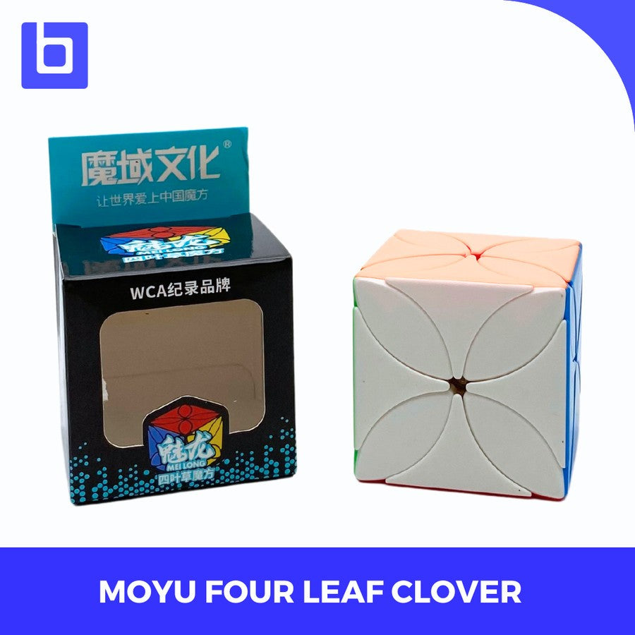 Cube Twisty Puzzle - MoYu Meilong Four Leaf Clover - Stickerless