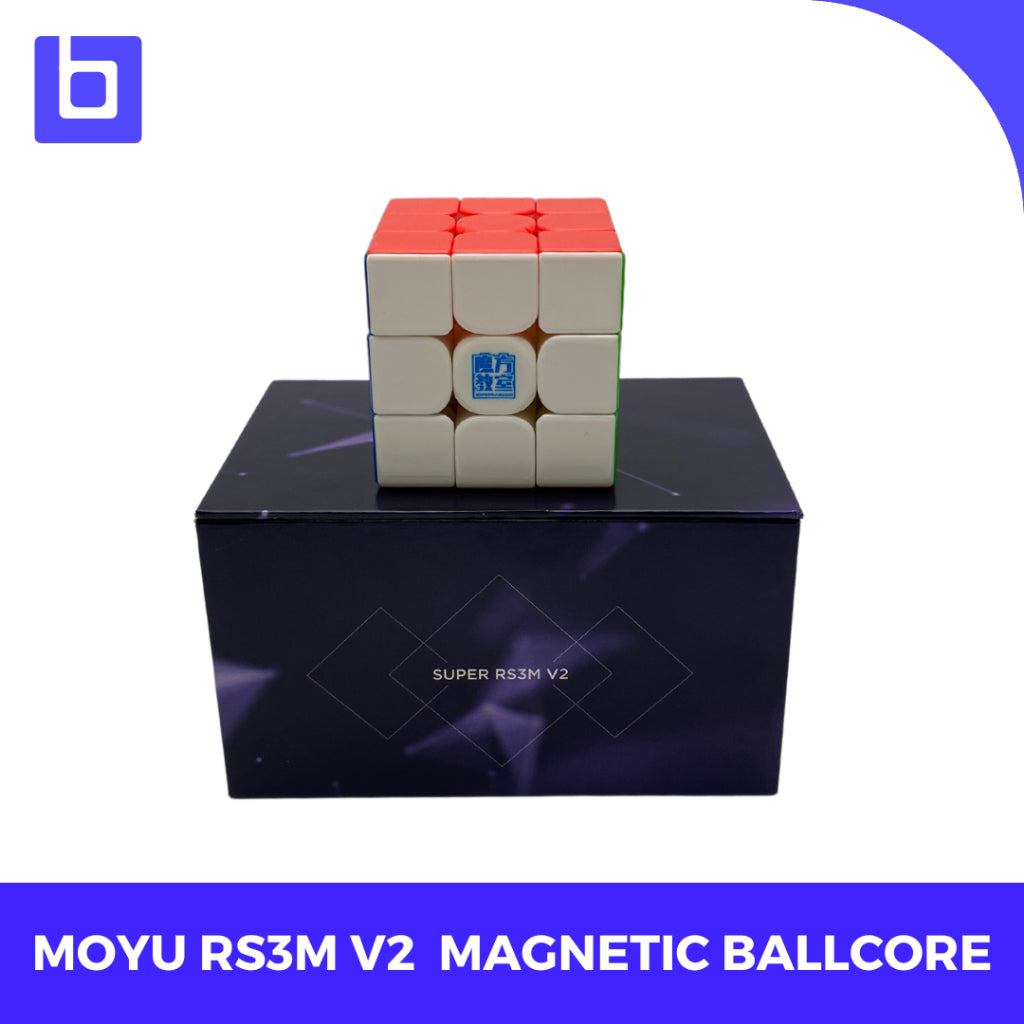 Cube 3X3 - MOYU SUPER RS3M V2 BALLCORE UV COATED STIKERLESS