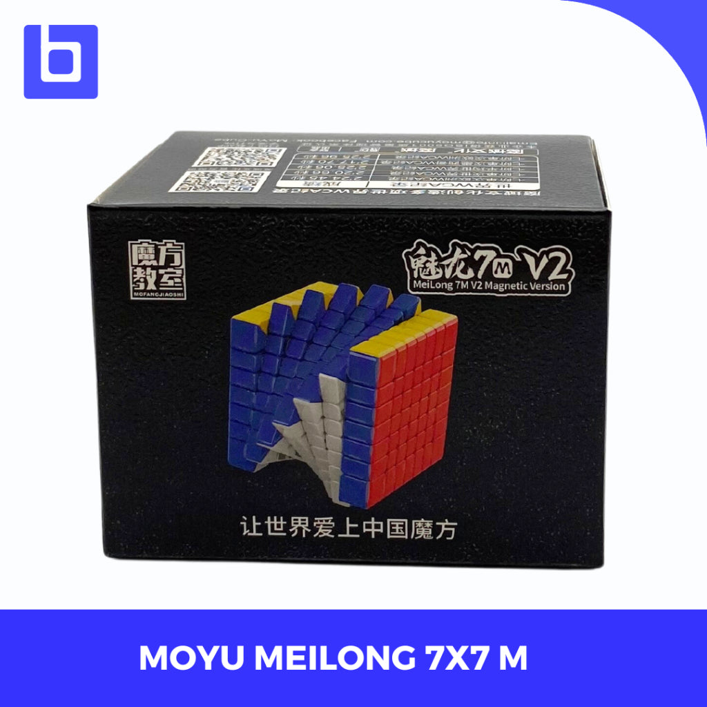 Cube 7x7 Moyu Meilong 7M MAGNETIC 7x7 V2 Stickerless Original