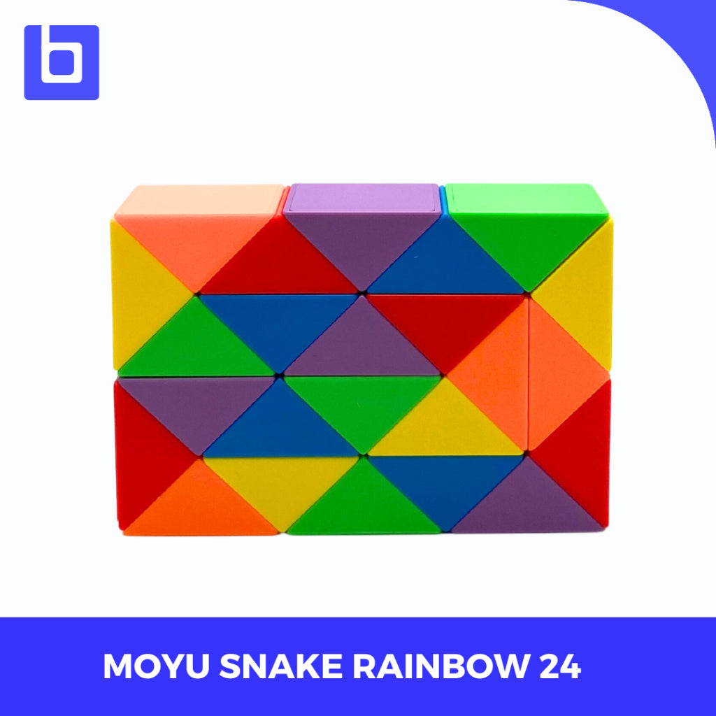 Twisty Puzzle - Moyu Snake Rainbow 24 36 48 60 72