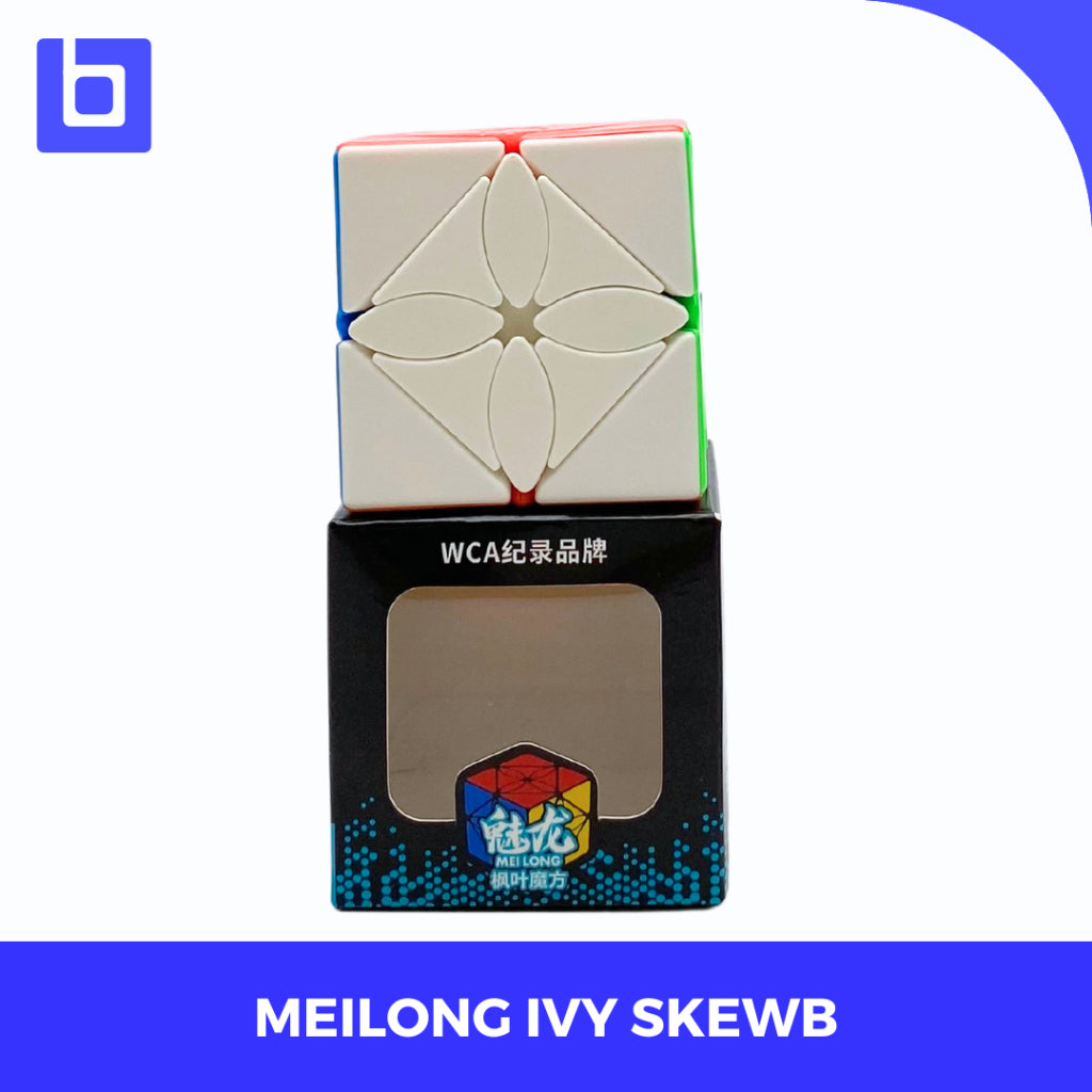 Cube Twisty Puzzle - Moyu Meilong Ivy Skewb Stickerless Original