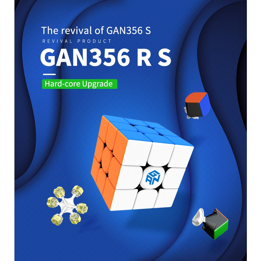 Cube 3x3 - GAN RS 3x3 - GAN356 RS - GAN 356 RS Stickerless - GAN 3x3 RS - GAN 356 RS