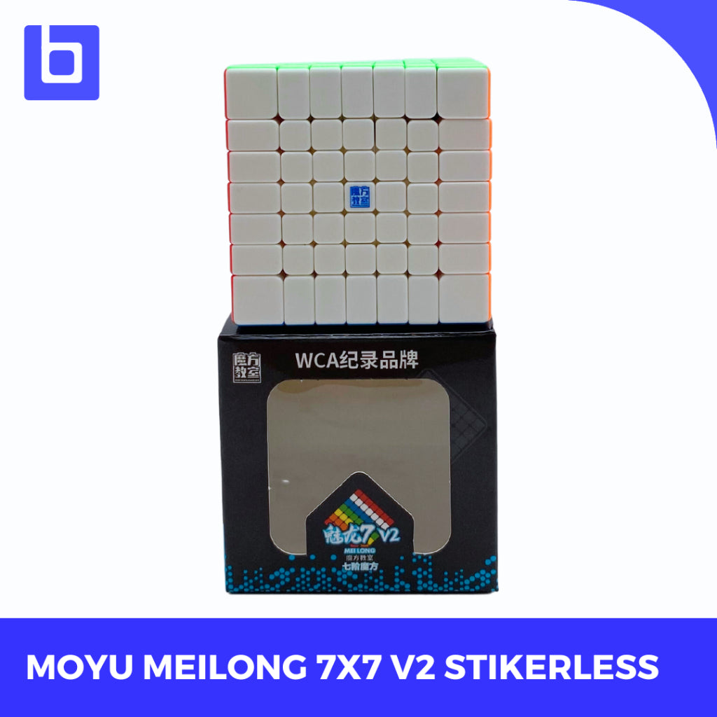 Cube 7x7 Moyu Meilong 7 V2 7x7 Stickerless Original