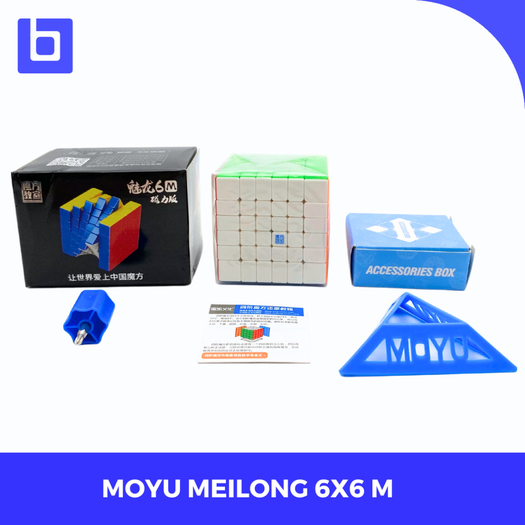 Cube 6X6 Moyu Meilong 6M MAGNETIC 6X6 V2 Stickerless Original
