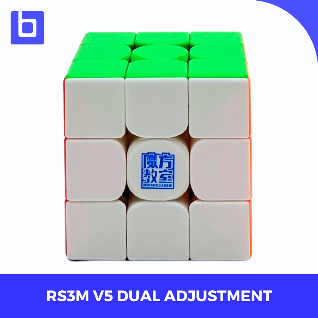 Cube 3x3 Cube Moyu Rs3m V5 Dual Adjustment Stickerless Original