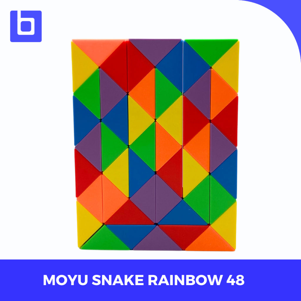 Twisty Puzzle - Moyu Snake Rainbow 24 36 48 60 72