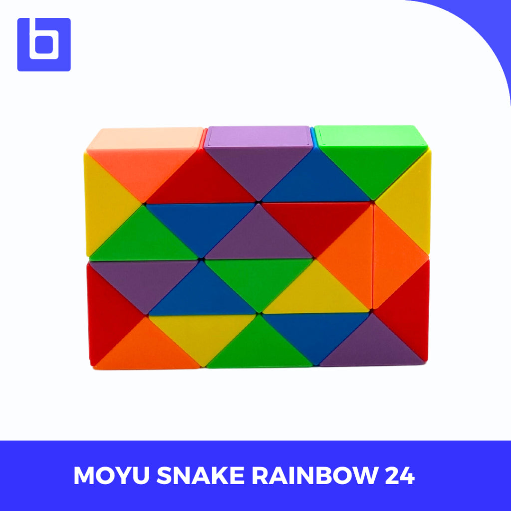 Twisty Puzzle - Moyu Snake Rainbow 24 36 48 60 72
