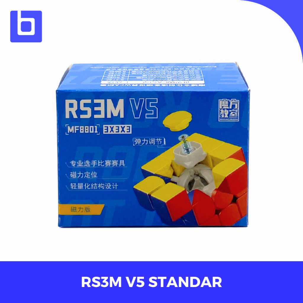 Cube 3x3 - Cube Moyu Rs3m V5 Stickerless Original
