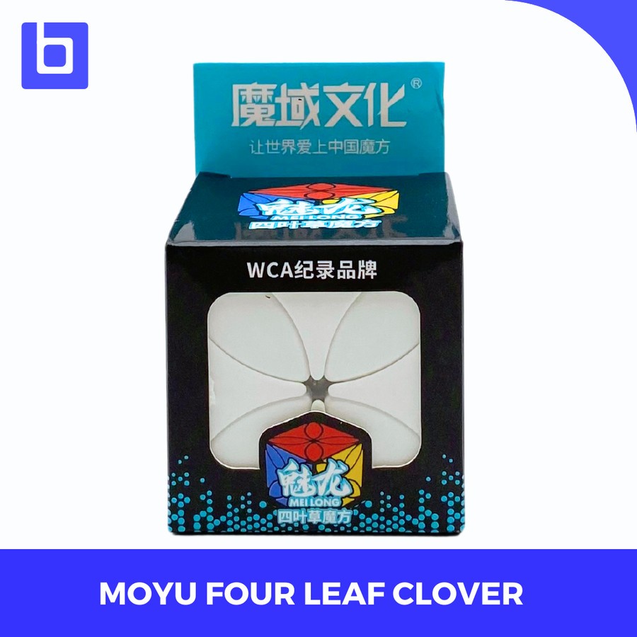 Cube Twisty Puzzle - MoYu Meilong Four Leaf Clover - Stickerless