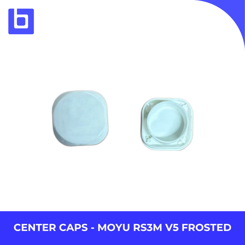Blank Cap Cube Moyu RS3M V5 UV Coated/ RS3M V5 FROSTED - Sparepart Center Caps BLD