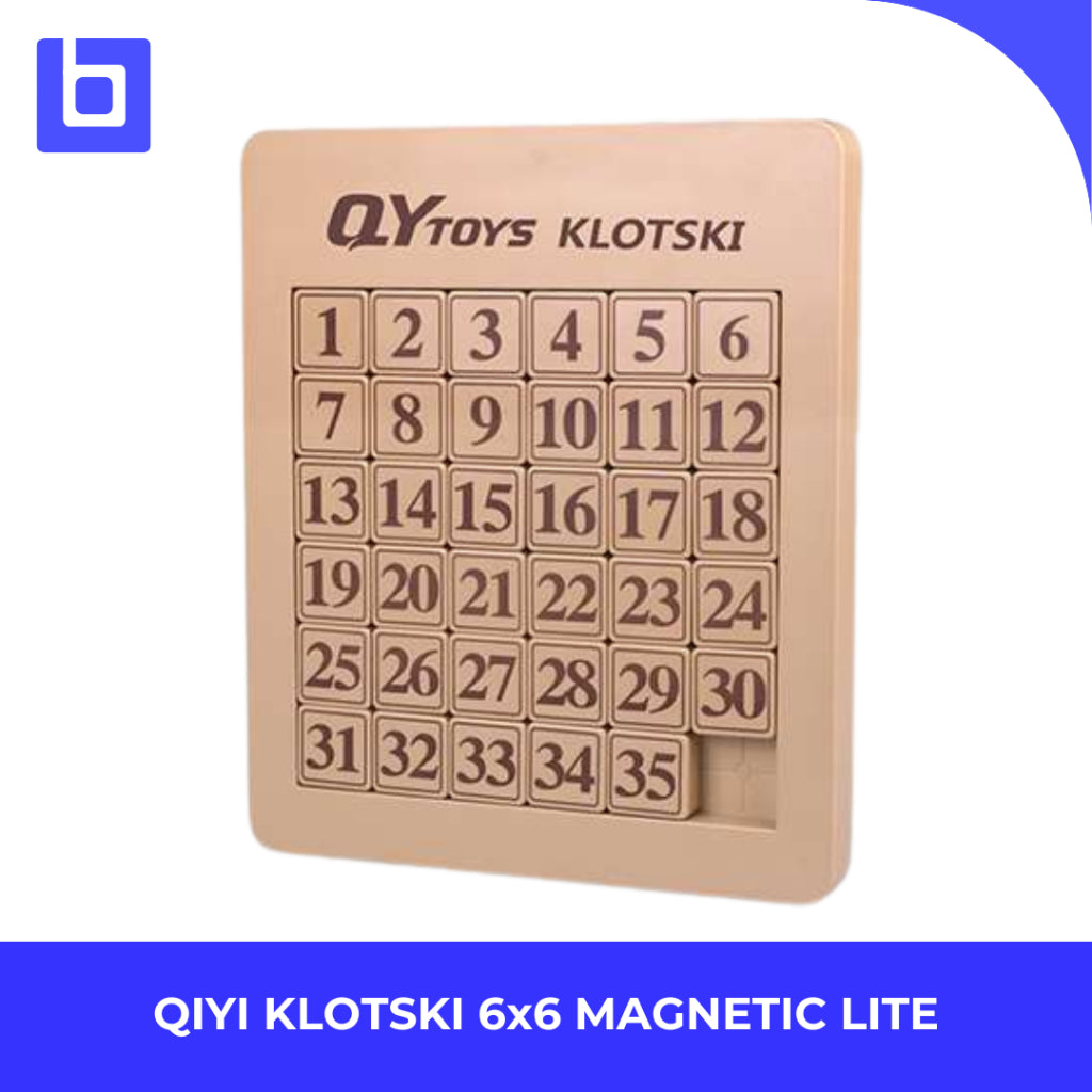 Qiyi Puzzle Klotski 6x6 Magnetic Lite Primary - QY8041