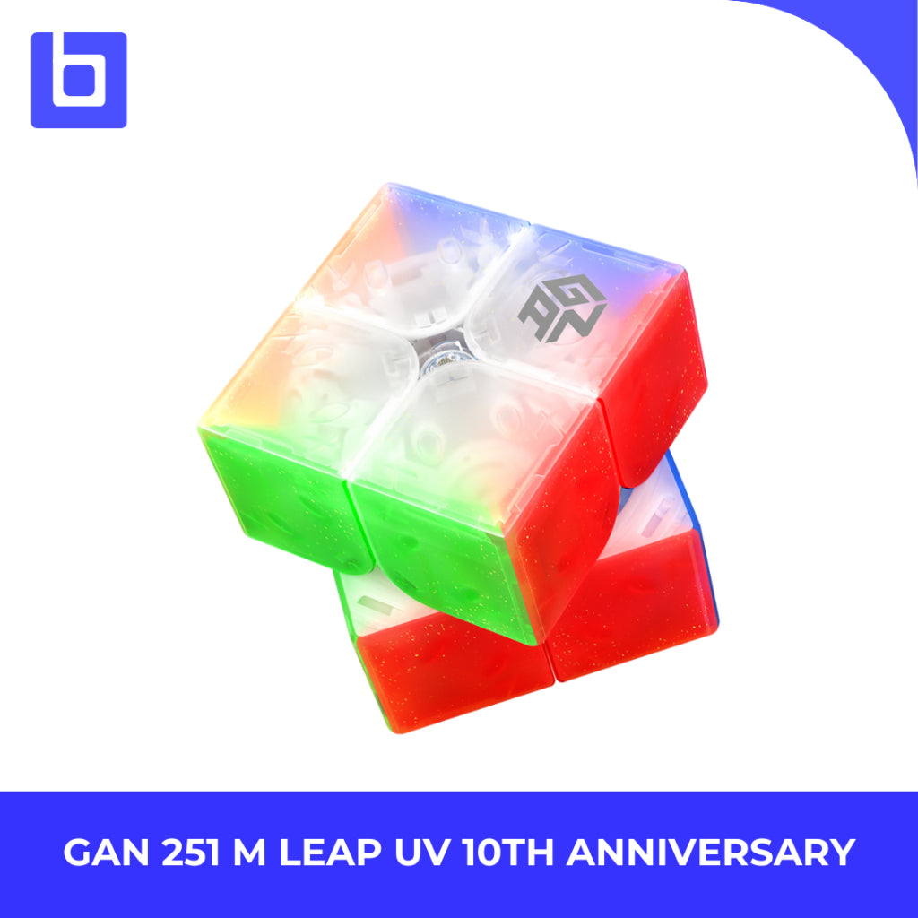 Cube 2x2 Gan 251 M LEAP UV 10TH Anniversary