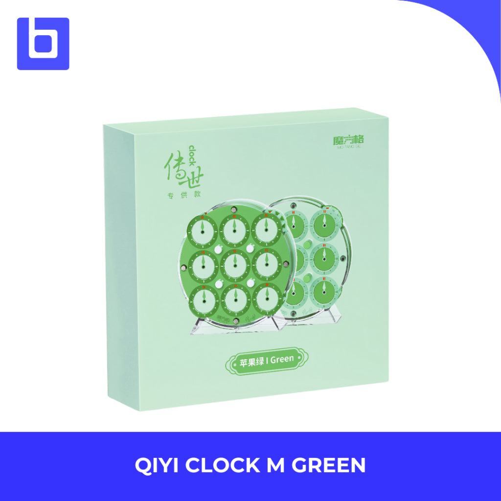 Cube Clock - Qiyi Magnetic Clock Green Mint Original