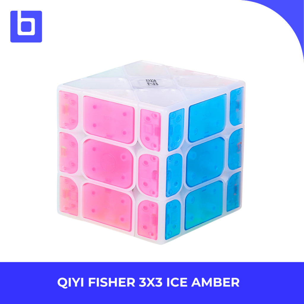 Cube 3x3 Qiyi Fisher Ice Amber Version