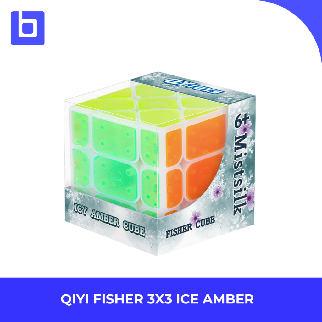 Cube 3x3 Qiyi Fisher Ice Amber Version