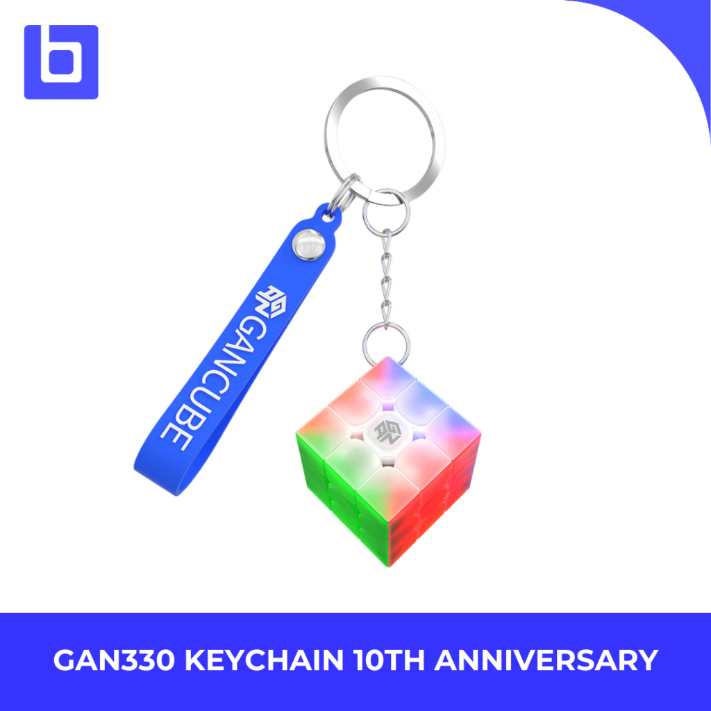 Cube 3x3 - GAN330 Keychain 10 TH Anniversary - GAN330