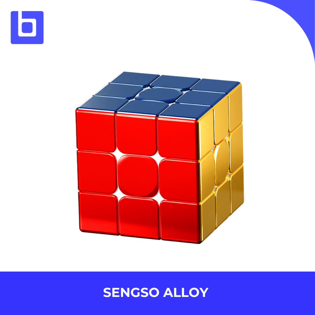 Cube 3x3 Sengso Alloy Metallic Cube Stickerless