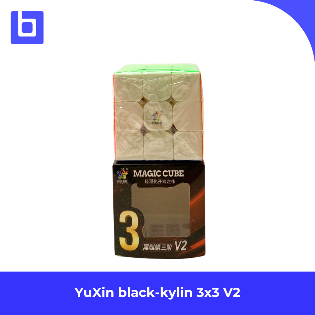 Cube 3x3 - Yuxin Black Kylin 3x3 V2 Stickerless