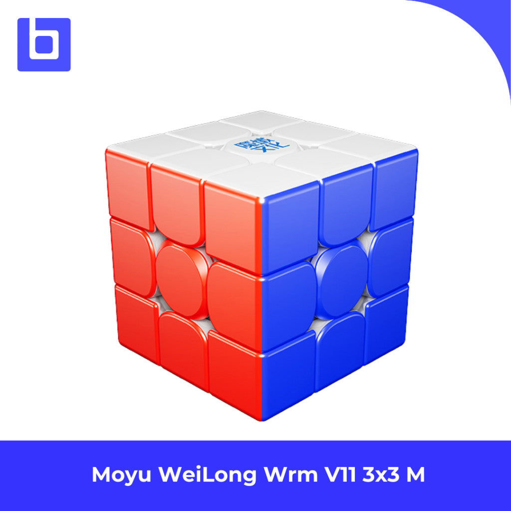 Cube 3x3 Moyu WeiLong Wrm V11 3x3 Magnetic Stickerless