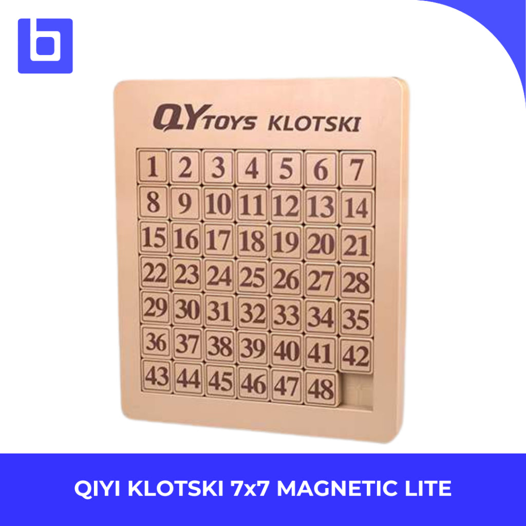 Qiyi Puzzle Klotski 7x7 Magnetic Lite Primary - QY8042
