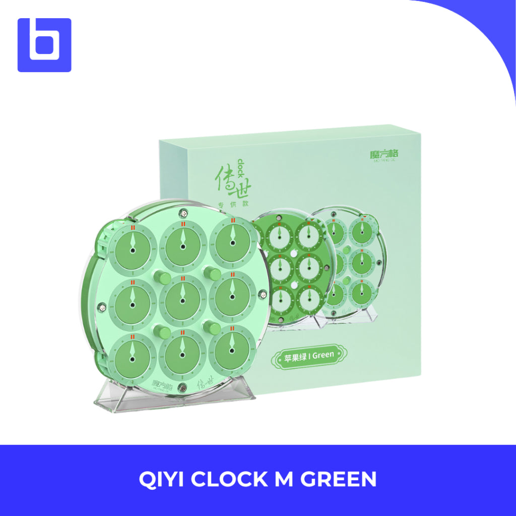 Cube Clock - Qiyi Magnetic Clock Green Mint Original