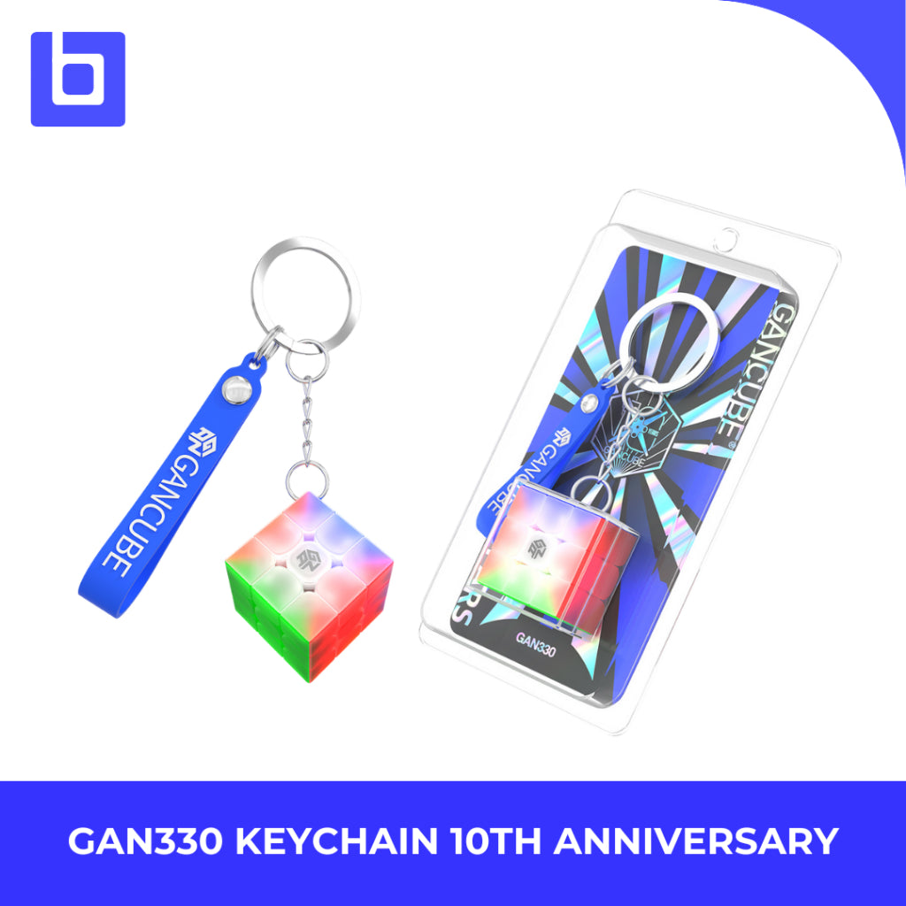 Cube 3x3 - GAN330 Keychain 10 TH Anniversary - GAN330