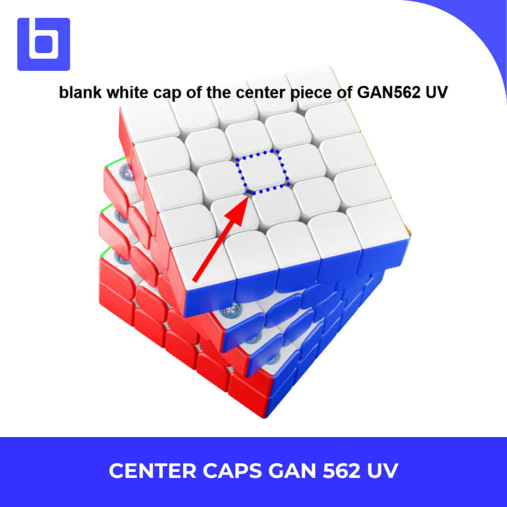 Blank Cap Cube Gan 562 UV Coated - Sparepart Center Caps BLD