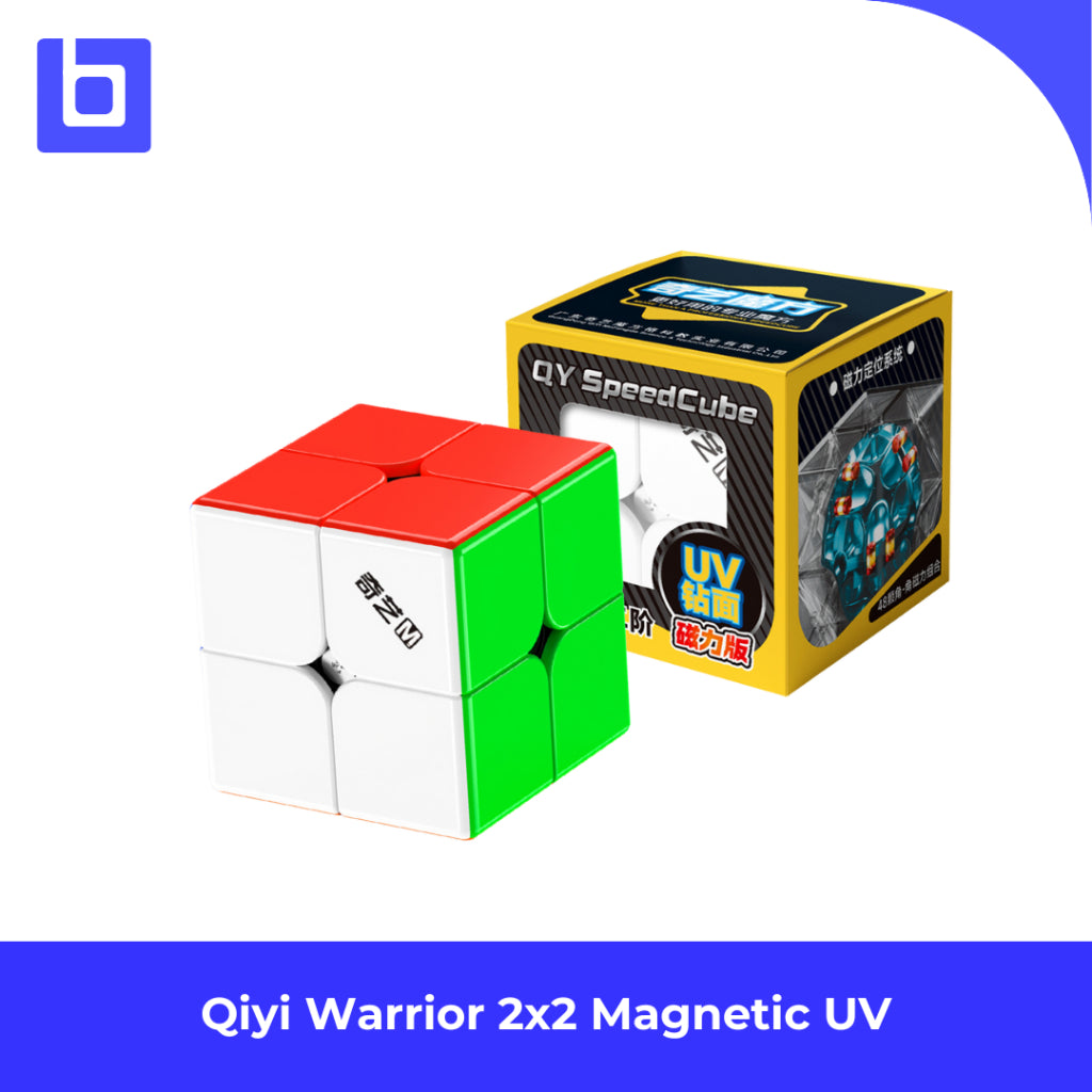 Cube 2x2 - Qiyi Warrior M 2x2 Magnetic Stickerless