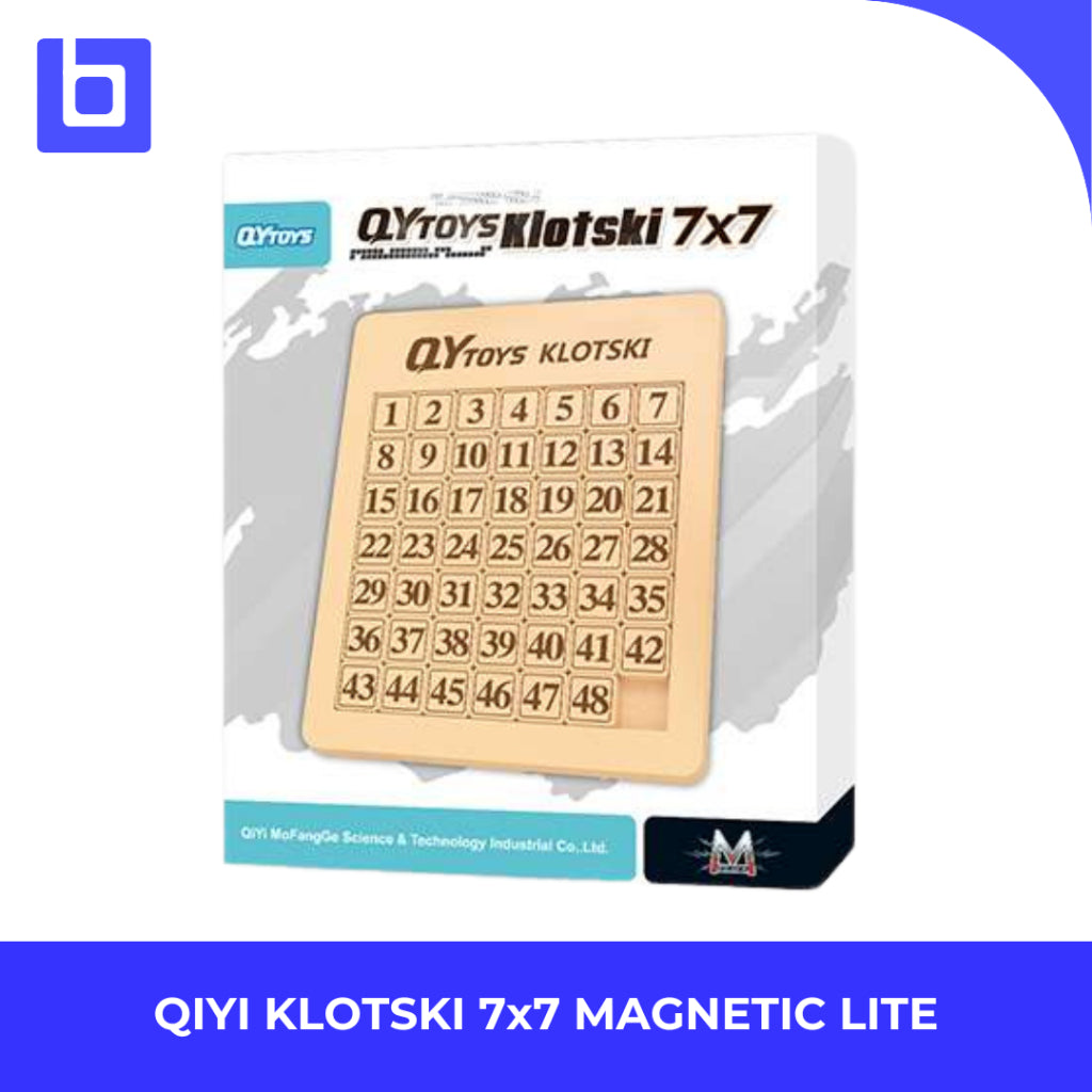 Qiyi Puzzle Klotski 7x7 Magnetic Lite Primary - QY8042