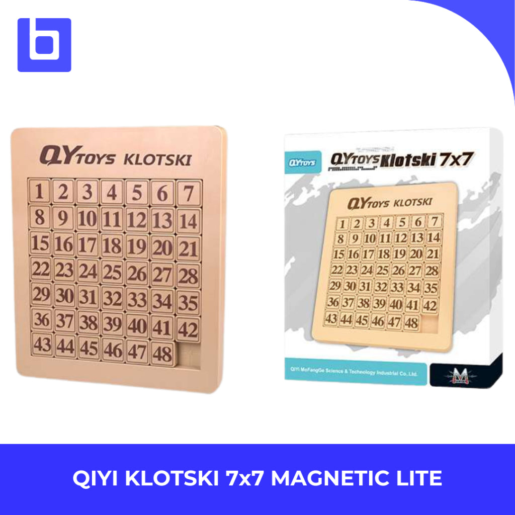 Qiyi Puzzle Klotski 7x7 Magnetic Lite Primary - QY8042