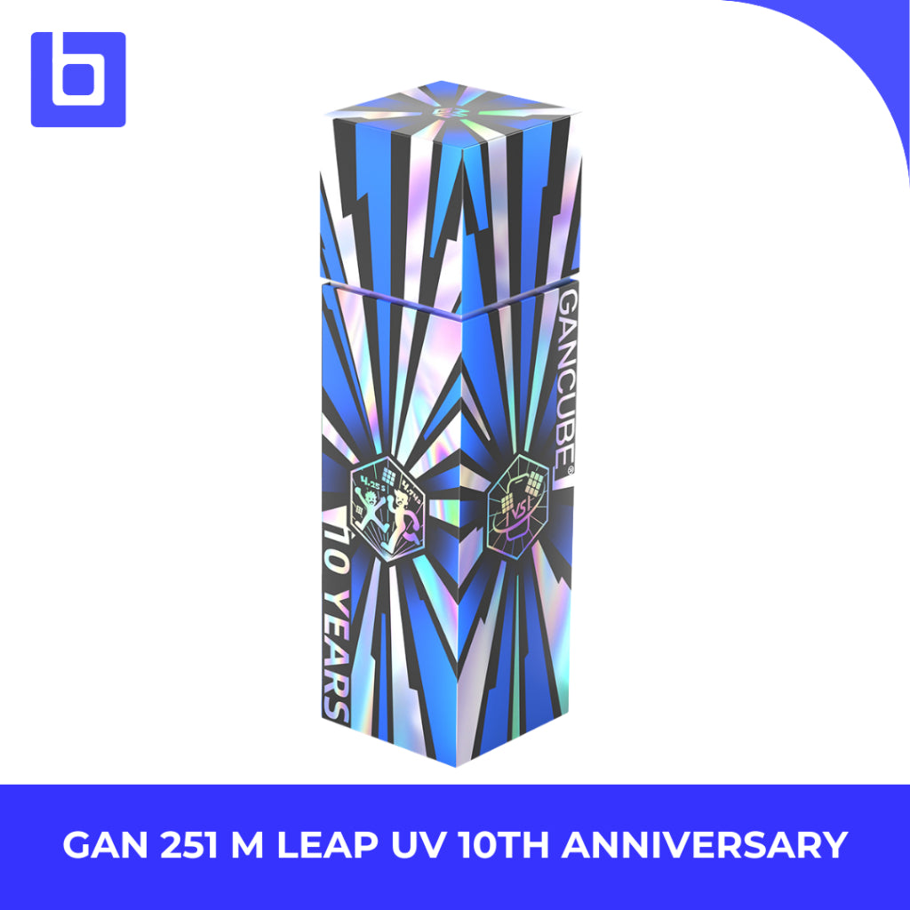 Cube 2x2 Gan 251 M LEAP UV 10TH Anniversary