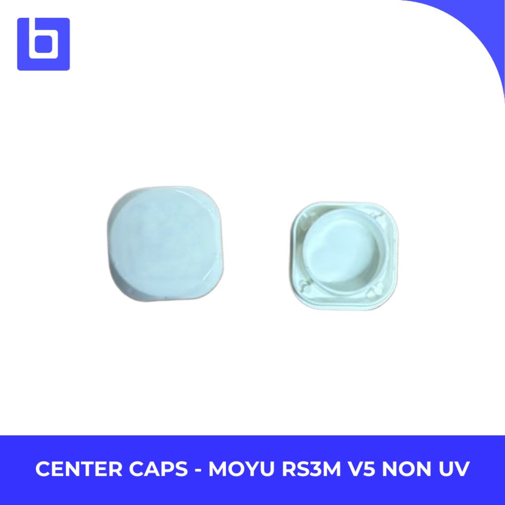 Blank Cap Cube Moyu RS3M V5 UV Coated/ RS3M V5 FROSTED - Sparepart Center Caps BLD