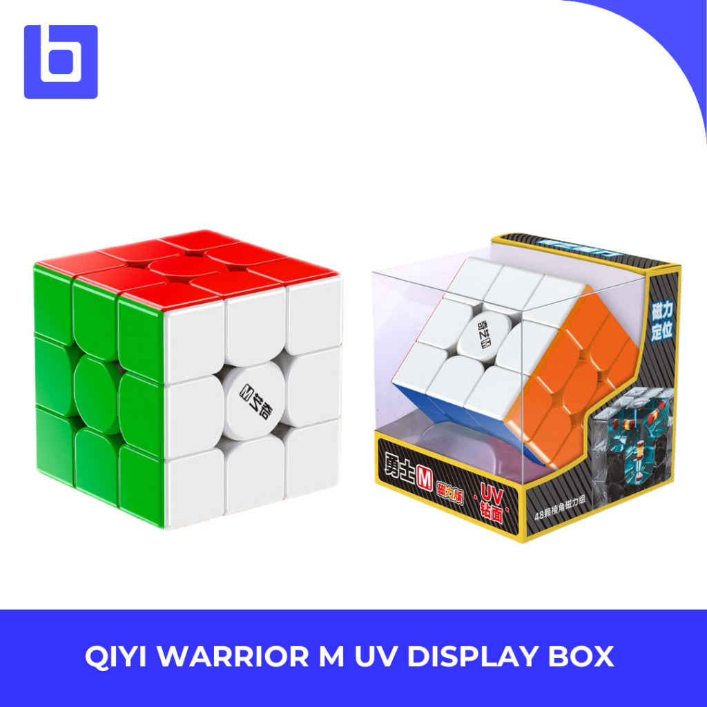 Cube 3x3 Qiyi Warrior M FROSTED Magnetic Stickerless