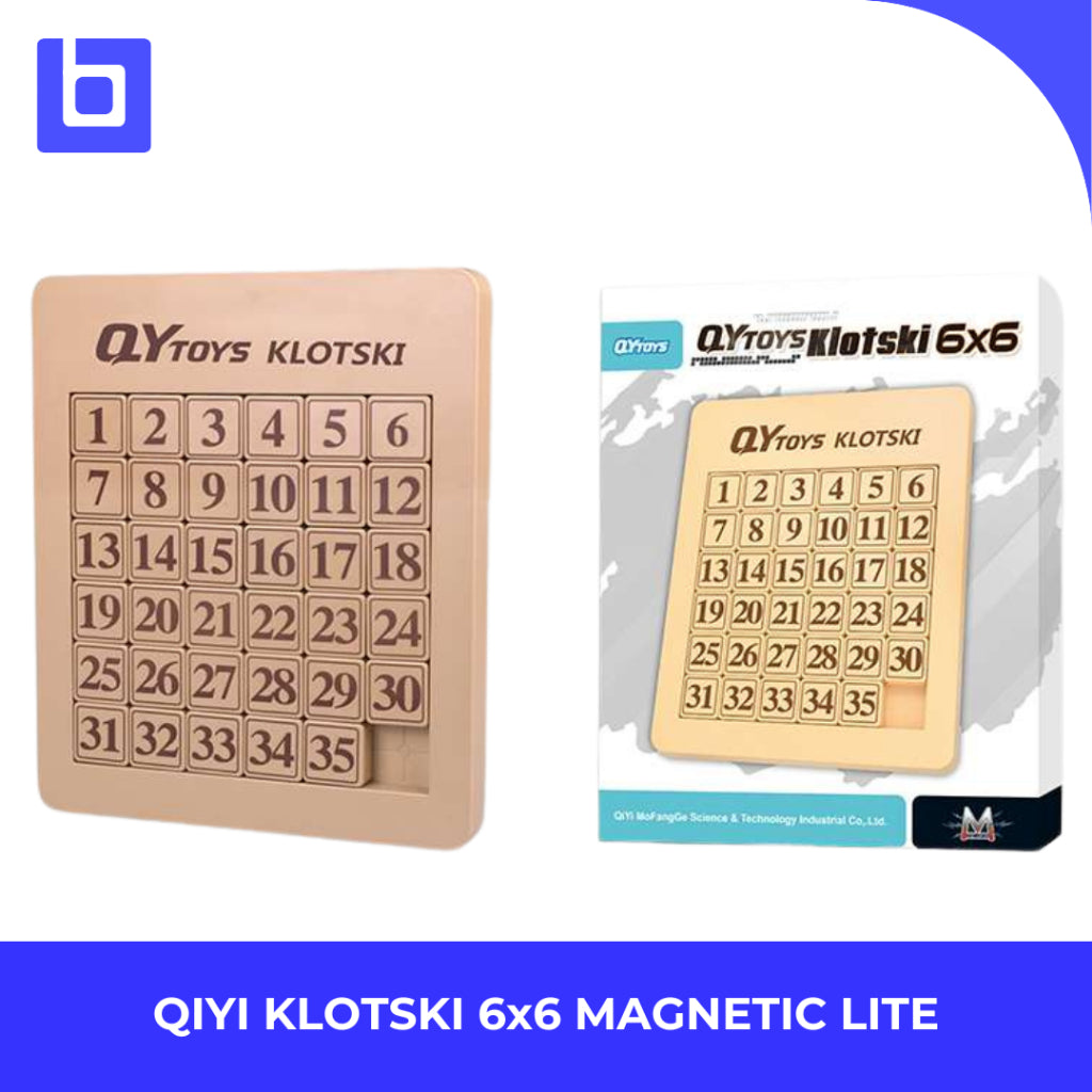 Qiyi Puzzle Klotski 6x6 Magnetic Lite Primary - QY8041