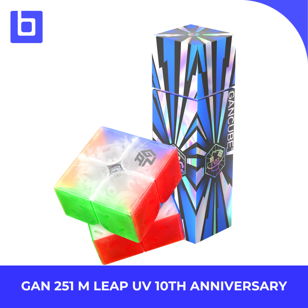 Cube 2x2 Gan 251 M LEAP UV 10TH Anniversary
